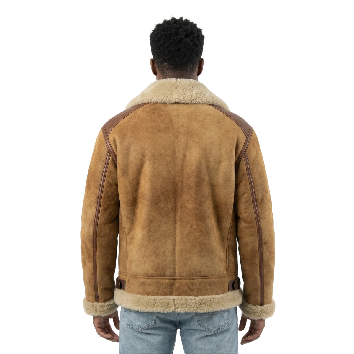 Shop the Vintage Brown B3 Aviator Leather Bomber Jacket Today