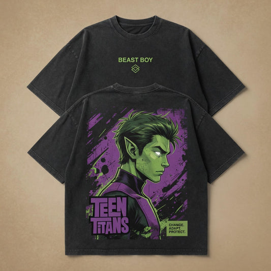 Beast Boy Teen Titans Oversized T-shirt