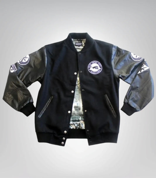 Black Panther Party Inspired Varsity Style Jacket